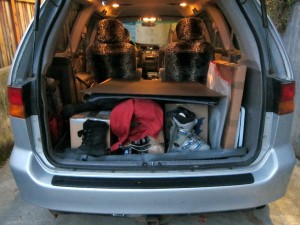 Packed Van
